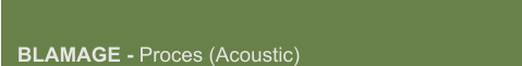 BLAMAGE - Proces (Acoustic)